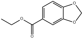 1,3-Benzodioxole-5-carboxylic acid ethyl ester Struktur