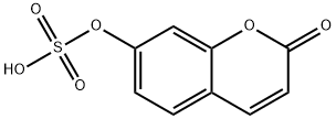 2-OXO-2H-1-BENZOPYRAN-7-YL-SULFATE POTASSIUM SALT Structure