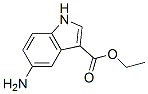 1H-Indole-3-carboxylicacid,5-amino-,ethylester(9CI) Struktur