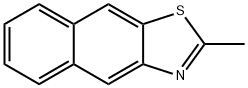 2-甲基-BETA-萘噻唑, 6957-25-1, 结构式