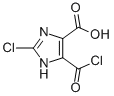 1H-Imidazole-4-carboxylic acid, 2-chloro-5-(chlorocarbonyl)- (9CI) 结构式