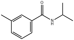 N-异丙基-3-甲基苯甲酰胺, 6958-48-1, 结构式