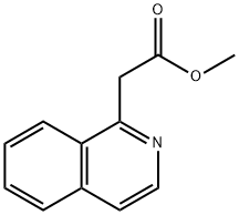 异喹啉-1-乙酸甲酯 结构式