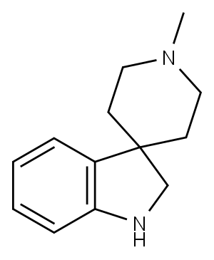 1-甲基螺[吲哚啉-3,4-哌啶]盐酸盐, 69584-91-4, 结构式
