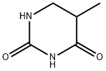 5,6-ジヒドロ-5-メチルウラシル 化学構造式