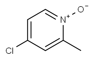 4-CHLORO-2-METHYL-PYRIDINE 1-OXIDE Struktur