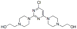 2-[4-[4-chloro-6-[4-(2-hydroxyethyl)piperazin-1-yl]pyrimidin-2-yl]piperazin-1-yl]ethanol Structure