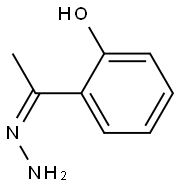 Ethanone,  1-(2-hydroxyphenyl)-,  hydrazone Structure