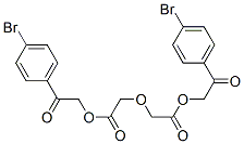 [2-(4-bromophenyl)-2-oxo-ethyl] 2-[[2-(4-bromophenyl)-2-oxo-ethoxy]car bonylmethoxy]acetate Structure