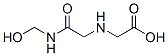 Glycine, N-[2-(hydroxymethylamino)-2-oxoethyl]- (9CI) Structure