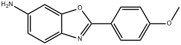 2-(4-METHOXYPHENYL)BENZO[D]OXAZOL-6-AMINE 结构式