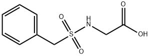 (苄基磺酰基)氨基]乙酸, 6966-44-5, 结构式
