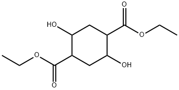 2,5-Dihydroxy-1,4-cyclohexanedicarboxylic Acid 1,4-Diethyl Ester Struktur