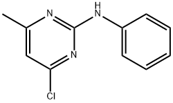 2-Anilino-4-chloro-6-methylpyrimidine Structure