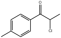 2-氯-1- (4-甲基苯基)-1-丙酮 结构式