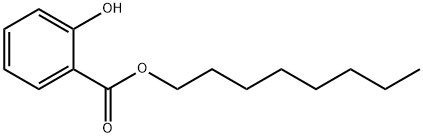 2-Hydroxybenzoic acid octyl ester Struktur