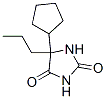 5-cyclopentyl-5-propyl-imidazolidine-2,4-dione Structure