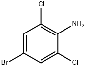 4-ブロモ-2,6-ジクロロアニリン 化学構造式