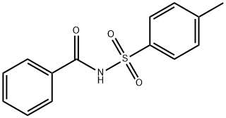 N-BENZOYL-4-METHYL-BENZENESULFONAMIDE Struktur