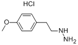 1-(4-methoxyphenethyl)hydrazine hydrochloride Structure