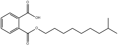 Phthalic Acid 8-Methylnonyl Ester Structure