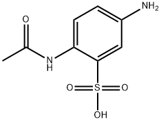 2-(乙酰氨基)-5-氨基-苯磺酸 结构式
