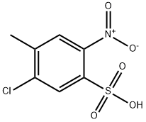2-氯-5-硝基甲苯-4-磺酸 结构式