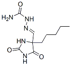 [(2,5-dioxo-4-pentyl-imidazolidin-4-yl)methylideneamino]urea 结构式