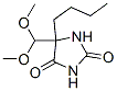 5-butyl-5-(dimethoxymethyl)imidazolidine-2,4-dione Structure
