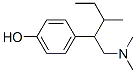 4-[1-sec-ブチル-2-(ジメチルアミノ)エチル]フェノール 化学構造式