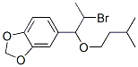 5-[2-bromo-1-(3-methylbutoxy)propyl]benzo[1,3]dioxole Structure