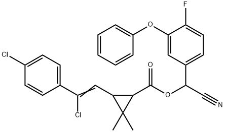 氟氯苯菊酯, 69770-45-2, 结构式