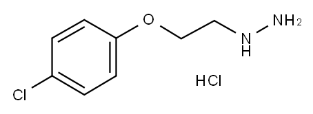 2-(4-氯苯氧基)乙基]肼盐酸盐, 69782-24-7, 结构式