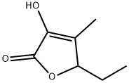 3-羟基-4-甲基-5-乙基-2(5H)呋喃酮, 698-10-2, 结构式