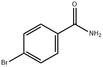 4-ブロモベンズアミド 化学構造式