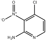 2-アミノ-4-クロロ-3-ニトロピリジン 化学構造式