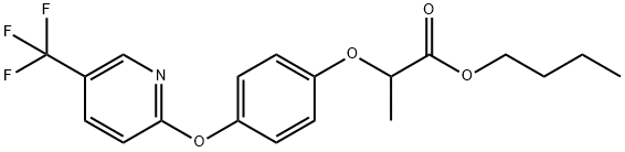 フルアジホップ-ブチル  化学構造式