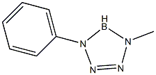 1-Methyl-4-phenyl-4,5-dihydro-1H-tetrazaborole Struktur