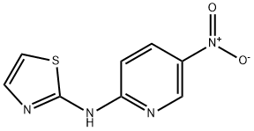 N-(5-nitropyridin-2-yl)thiazol-2-amine 结构式