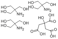 トリズマ®クエン酸塩 三塩基性 溶液 化学構造式