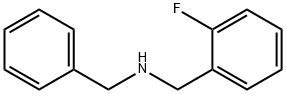 BENZYL-(2-FLUORO-BENZYL)-AMINE Structure