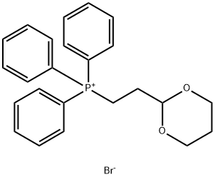 2-(1,3-二氧己环-2-基)乙基三苯基溴化膦, 69891-92-5, 结构式