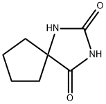 1,3-二氮杂螺[4.4]壬烷-2,4-二酮 结构式