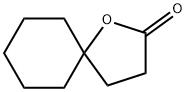 Cyclohexanepropanoicacid,1-hydroxy-,gamma-lactone Structure