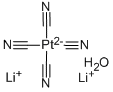 四氰合铂(II)酸锂水合物 结构式