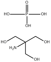 三(羟甲基)氨基甲烷磷酸 结构式