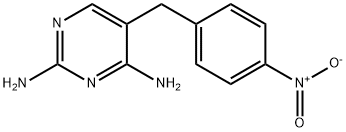5-(4-ニトロベンジル)-2,4-ピリミジンジアミン 化学構造式