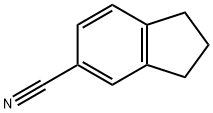 2,3-二氢-1H-茚-5-甲腈, 69975-67-3, 结构式