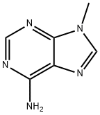 9-甲基腺嘌呤, 700-00-5, 结构式