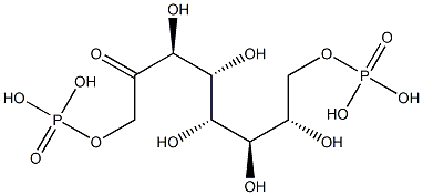D-glycero-D-ido-octulose 1,8-bisphosphate Struktur